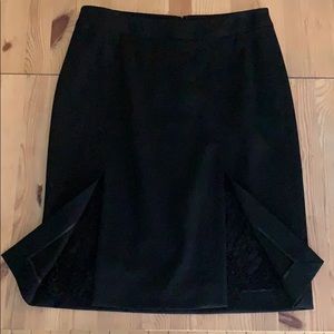 Dolce & Gabbana Skirt, Black, Knee Length, Sz 42